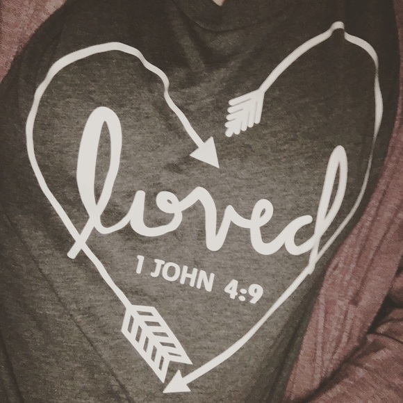 “Loved” tee **BRAND NEW** - Picture 3 of 3